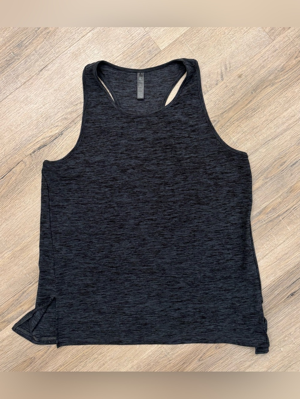 Kyodan Heathered Charcoal Racerback Tank Top
